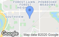Map of Palliser, AB